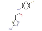 5-<span class='lighter'>氨基</span>-N-(4-氟苯基)-1,3,4-噻二唑-2-<span class='lighter'>乙酰</span>胺