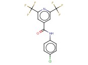 N-(4-CHLOROPHENYL)-2,6-BIS(TRIFLUOROMETHYL)<span class='lighter'>ISONICOTINAMIDE</span>