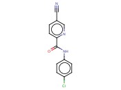 N-(4-CHLOROPHENYL)-5-<span class='lighter'>CYANOPYRIDINE</span>-2-CARBOXAMIDE