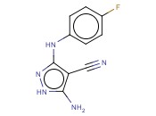 3-(4-FLUOROPHENYLAMINO)-5-AMINO-1H-PYRAZOLE-4-CARBONITRILE