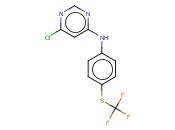 (6-CHLORO-PYRIMIDIN-4-YL)-(4-TRIFLUOROMETHYLSULFANYL-PHENYL)-AMINE