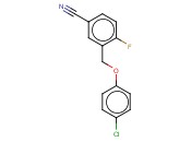 3-(4-CHLOROPHENOXYMETHYL)-<span class='lighter'>4-FLUOROBENZONITRILE</span>