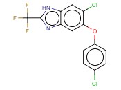 6-CHLORO-5-(4-CHLOROPHENOXY)-2-(TRIFLUOROMETHYL)-1H-BENZO[D]IMIDAZOLE
