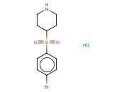 4-[(4-溴苯基)磺酰基]<span class='lighter'>哌啶</span><span class='lighter'>盐酸盐</span>