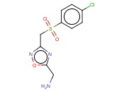 C-[3-(4-CHLORO-BENZENESULFONYLMETHYL)-[1,2,4]OXADIAZOL-5-YL]-METHYLAMINE