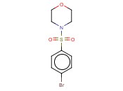 4-(4-BROMOPHENYLSULFONYL)<span class='lighter'>MORPHOLINE</span>