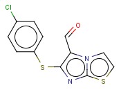 6-[(4-<span class='lighter'>氯苯</span>基)硫代]咪唑[2,1-B][1,3]噻唑-5-<span class='lighter'>甲醛</span>