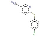 2-(4-<span class='lighter'>氯苯</span>硫醇)吡啶-5-苄<span class='lighter'>腈</span>