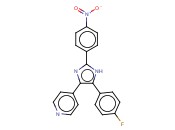 4-(5-(4-FLUOROPHENYL)-2-(4-NITROPHENYL)-1H-IMIDAZOL-4-YL)PYRIDINE