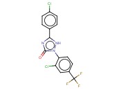 2-[2-CHLORO-4-(TRIFLUOROMETHYL)PHENYL]-5-(4-CHLOROPHENYL)-1,2-DIHYDRO-3H-1,2,4-TRIAZOL-3-ONE