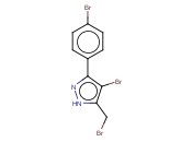 4-BROMO-5-(BROMOMETHYL)-3-(4-BROMOPHENYL)-1H-PYRAZOLE