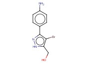 (3-(4-AMINOPHENYL)-4-BROMO-1H-PYRAZOL-5-YL)METHANOL