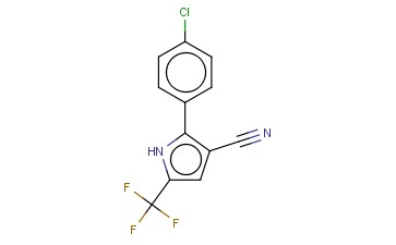 2-(4-氯苯基)-5-(三<span class='lighter'>氟</span>甲基)-1H-吡咯-3-<span class='lighter'>甲</span><span class='lighter'>腈</span>