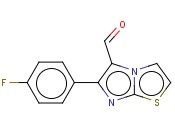 6-(4-<span class='lighter'>FLUOROPHENYL</span>)IMIDAZO[2,1-B]<span class='lighter'>THIAZOLE</span>-5-CARBOXALDEHYDE