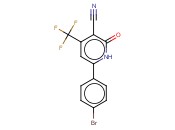 3-氰<span class='lighter'>基</span>-4-<span class='lighter'>三</span>氟<span class='lighter'>甲基</span>-6-(4'-<span class='lighter'>溴</span>苯基)<span class='lighter'>吡啶</span>-2-酮