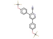 3,5-BIS(4-(TRIFLUOROMETHOXY)PHENYL)-<span class='lighter'>2-CYANOPYRIDINE</span>