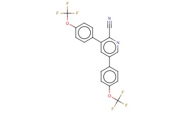 3,5-BIS(4-(TRIFLUOROMETHOXY)PHENYL)-<span class='lighter'>2-CYANOPYRIDINE</span>