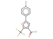 5-(4-Chlorophenyl)-2-(trifluoromethyl)furan-3-carbonyl chloride