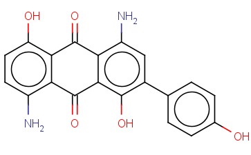 4,8-二氨基-1,5-二羟基-2-(4-羟苯基)<span class='lighter'>蒽</span><span class='lighter'>醌</span>