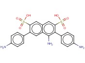 2,7-NAPHTHALENEDISULFONIC ACID, 4-AMINO-3,6-BIS[(4-AMINO PHENYL)]-