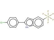 2-(4-CHLOROPHENYL)-5-PENTAFLUOROSULFANYL-1H-INDOLE