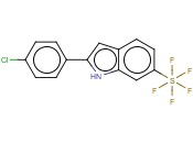 2-(4-CHLOROPHENYL)-6-PENTAFLUOROSULFANYL-1H-INDOLE