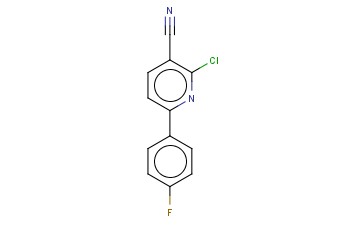 2-<span class='lighter'>氯</span>-6-(4-氟苯基)<span class='lighter'>烟酸</span>腈