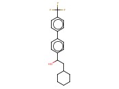 2-环己基-1-(4'-三氟甲基联苯-4-基)<span class='lighter'>乙醇</span>