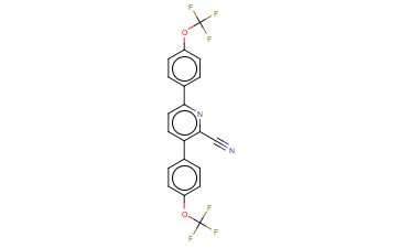 3,6-BIS(4-(TRIFLUOROMETHOXY)PHENYL)-<span class='lighter'>2-CYANOPYRIDINE</span>