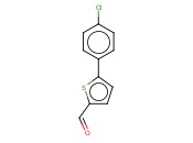 5-(4-<span class='lighter'>氯苯</span>基)噻吩-2-<span class='lighter'>甲醛</span>