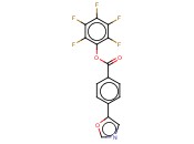 Pentafluorophenyl 4-(<span class='lighter'>1,3-oxazol</span>-5-yl)benzoate