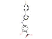 4-((4-(4-FLUOROPHENYL)THIAZOL-2-YL)AMINO)-2-HYDROXYBENZOIC ACID