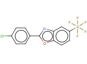 2-(4-CHLOROPHENYL)-5-(PENTAFLUOROSULFANYL)BENZOOXAZOLE