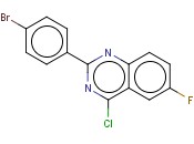 2-(4-BROMO-PHENYL)-4-<span class='lighter'>CHLORO-6-FLUORO</span>-QUINAZOLINE