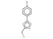 2-(4-BROMOPHENYL)-5-(CHLOROMETHYL)-1,3,4-<span class='lighter'>OXADIAZOLE</span>