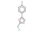 2-(CHLOROMETHYL)-5-(4-CHLOROPHENYL)-1,3,4-<span class='lighter'>OXADIAZOLE</span>