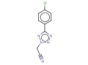 2-[5-(4-CHLOROPHENYL)-2H-1,2,3,4-TETRAZOL-2-YL]ACETONITRILE