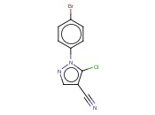 5 -氯- 1 -（4 -<span class='lighter'>溴</span>苯基）- 1H -<span class='lighter'>吡唑</span>-4-甲腈