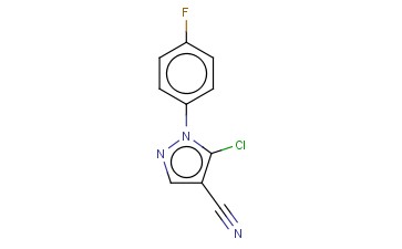 5-<span class='lighter'>氯</span>-1-(4-<span class='lighter'>氟</span><span class='lighter'>苯基</span>)-1H-吡唑-4-甲<span class='lighter'>腈</span>