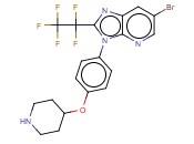 6-BROMO-2-(PERFLUOROETHYL)-3-(4-(PIPERIDIN-4-YLOXY)PHENYL)-3H-IMIDAZO[4,5-B]PYRIDINE