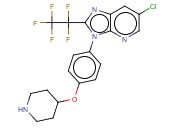 6-CHLORO-2-(PERFLUOROETHYL)-3-(4-(PIPERIDIN-4-YLOXY)PHENYL)-3H-IMIDAZO[4,5-B]PYRIDINE