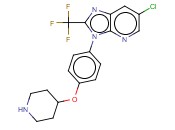 6-CHLORO-3-(4-(PIPERIDIN-4-YLOXY)PHENYL)-2-(TRIFLUOROMETHYL)-3H-IMIDAZO[4,5-B]PYRIDINE