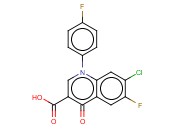 7-氯-6-<span class='lighter'>氟</span>-1-<span class='lighter'>对</span><span class='lighter'>氟</span>苯基-1,4-二氢-4-氧代-3-喹啉羧酸