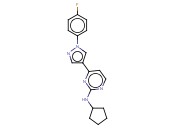 N-CYCLOPENTYL-4-(1-(4-FLUOROPHENYL)-1H-PYRAZOL-4-YL)PYRIMIDIN-2-AMINE
