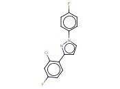 3-(2-CHLORO-4-FLUOROPHENYL)-1-(4-FLUOROPHENYL)-1H-PYRAZOLE