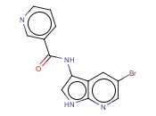 3-PYRIDINECARBOXAMIDE, N-(5-BROMO-1H-PYRROLO[2,3-B]PYRIDIN-3-YL)-