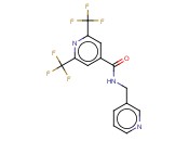 N-(3-PYRIDINYLMETHYL)-2,6-BIS(TRIFLUOROMETHYL)<span class='lighter'>ISONICOTINAMIDE</span>