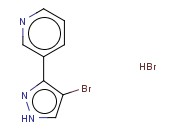 3-(4-BROMO-1H-PYRAZOL-3-YL)PYRIDINE <span class='lighter'>HYDROBROMIDE</span>
