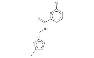 N-[(5-BROMOTHIOPHEN-2-YL)METHYL]-6-CHLOROPYRIDINE-2-CARBOXAMIDE