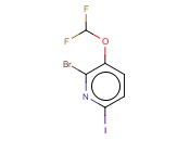2-溴-3-二<span class='lighter'>氟</span>甲氧基-6-<span class='lighter'>碘</span><span class='lighter'>吡啶</span>